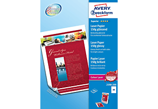 AVERY ZWECKFORM AVERY Zweckform Premium Colour Laser Paper, DIN A4, 150 g/m², 200 fogli - 