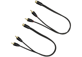 AIV aiv Câble Y-cinch - 2 x RCA - 0.3 m - Gris foncé - 2x connettori (Grigio scuro)