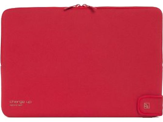 TUCANO Second Skin Charge_Up MacBook Pro 15", rouge - Housse pour ordinateur portable, 