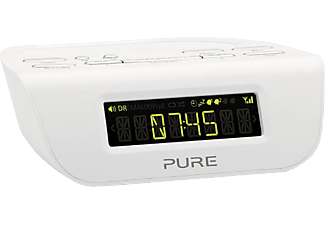 PURE DIGITAL Pure Digital Siesta Mi II - Radio-réveil numérique et FM - DAB/DAB+ - Blanc - Radiosveglia (DAB+, FM, Bianco)