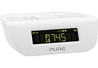 PURE DIGITAL Siesta Mi II - Radio-réveil (DAB+, FM, Blanc)