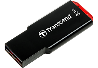 TRANSCEND JetFlash 310 - USB Stick  (8 GB, Schwarz)