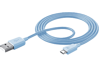 CELLULARLINE USB zu Micro-USB Datenkabel - USB zu Micro-USB Datenkabel (Blau)