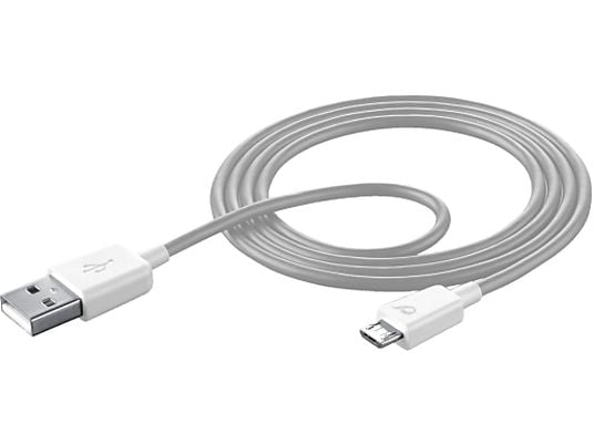 CELLULAR LINE USB zu Micro-USB Datenkabel - USB zu Micro-USB Datenkabel (Weiss)