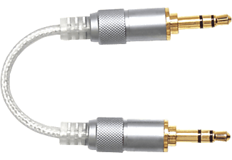 FIIO L16 - Câble audio stéréo 3.5 mm sur 3.5 mm - Jack doré (Argent)