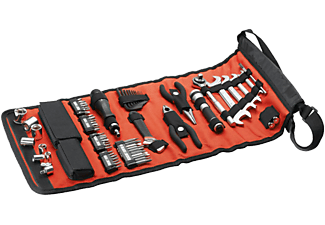BLACK+DECKER BLACK & DECKER A7144 - Borsa roll con accessori per automobili strumento - Nero/Arancione - 