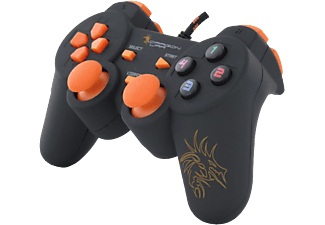 DRAGON WAR SHOCK WIRED PC CONTROLLER -  (schwarz, orange)