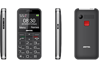 SWITEL M190 - Cellulare per anziani (Nero)