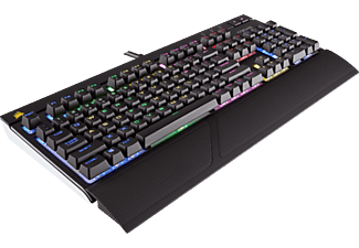 CORSAIR CORSAIR STRAFE RGB Cherry MX Red - Tastiera da gaming - DE Layout - Nero - , QWERTZ, 