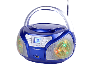 AUDIOSONIC AudioSonic CD-1561, blu - Radio con registratore (FM, Blu)