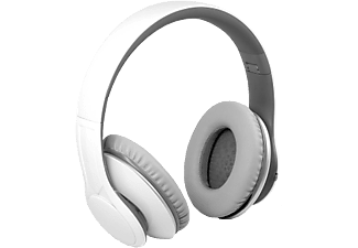 TECHNAXX MusicMan BigBass BT-X15 - Bluetooth Kopfhörer (Over-ear, Weiss)