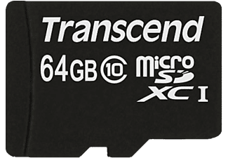 TRANSCEND Ultimate microSDHC UHS-I 64GB - Speicherkarte  (64 GB, 95, Schwarz)