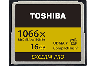 TOSHIBA EXCERIA PRO C501 CompactFlash 16GB - Speicherkarte  (16 GB, 160, Schwarz)