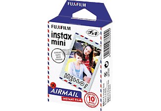 FUJIFILM FUJIFILM instax mini  Airmail - Pellicola Instant - Pacco a 10 - Pellicola Istantanea (Bianco)