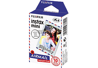 FUJIFILM Instax mini Airmail - Film instantané (Blanc)