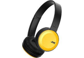 JVC HA-S30BT - Bluetooth Kopfhörer (On-ear, Schwarz/Gelb)