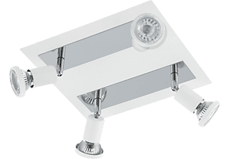 EGLO EGLO SARRIA 94962 - Plafoniere - 4x 5 W - Bianco/Cromo - Lampade da soffitto