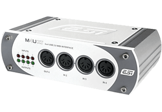ESI ESI M4U XT - USB 2.0 /Interfaccia MIDI - Con 4 uscite e 4 ingressi - Bianco/Grigio - Interfaccia USB 2.0/MIDI ()