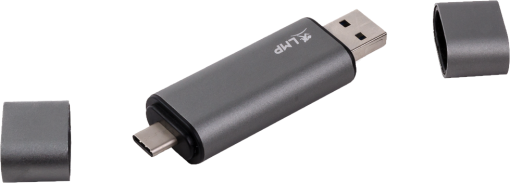 LMP USB-C Micro-/SD Card Reader - Kartenleser (Spacegrau)