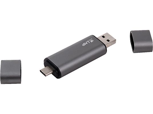 LMP USB-C Micro-/SD Card Reader - Lettore di schede (Grigio spaziale)