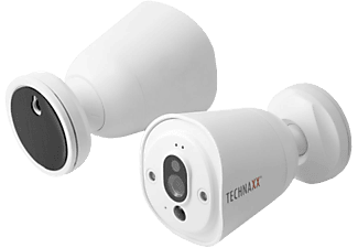 TECHNAXX TECHNAXX TX-55 - Telecamera IP - Wireless - Bianco - Videocamera IP (HD, 1.280 x 720 pixel)