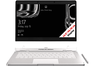 PORSCHE DESIGN DESIGN Book One - Convertible 2 in 1 Laptop (13.3 ", 512 GB mSSD, Silber)