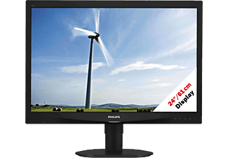 PHILIPS 240S4QYMB/00 - Monitor, 24 ", Full-HD, 75 Hz, Schwarz