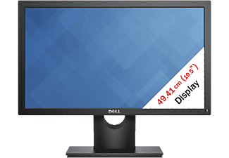 DELL E Series E2016H - Monitor, 19.5 ", Full-HD, Nero