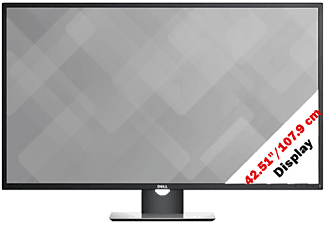 DELL DELL P4317Q - Monitor - 42.51"/107.9 cm - Nero - Monitor, 42.51 ", UHD 4K, Argento