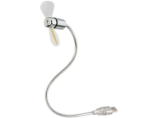 HAMA 12315 - USB-Ventilator (Silber)