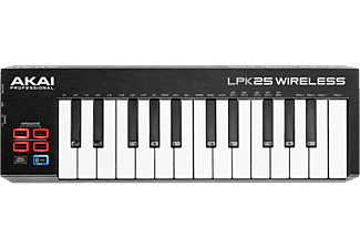 AKAI LPK25 Wireless - Tastiera a 25 tasti (Nero/Rosso)