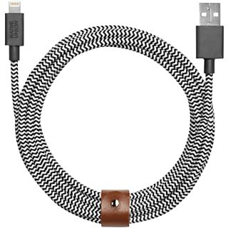 NATIVE UNION BELT-KV-L-ZEB-3 - Lightning Kabel (Grau)