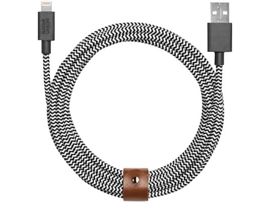 NATIVE UNION BELT-KV-L-ZEB-3 - Lightning Kabel (Grau)