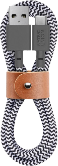 NATIVE UNION UNION NU-BELT-KV-AC-ZEB - Câble de charge et synchronisation ()
