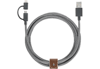 NATIVE UNION UNION Belt Cable Twinhead - Câble Lightning et Micro USB ()