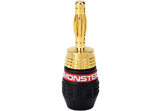 MONSTER QuickLock MKII Gold Banana - Anschluss für Lautsprecherkabel (Schwarz/Gold)