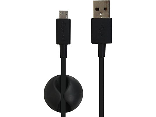 PORT DESIGNS Designs Micro-USB/USB-Kabel - Micro-USB-Kabel (Schwarz)