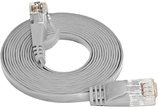 WIREWIN SLIM CAT6 - Câble patch, 1 m, Gris