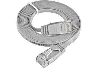 WIREWIN Wirewin CAT6 SLIM UTP - Cavo Patch - 2 m - Grigio - Cavo patch, 2 m, Grigio