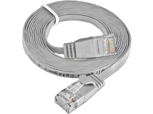 WIREWIN CAT6 SLIM UTP - Cavo patch, 2 m, Grigio