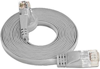 WIREWIN PKW-SLIM-KAT6 3.0 - UTP-Kabel, 3 m, Grau