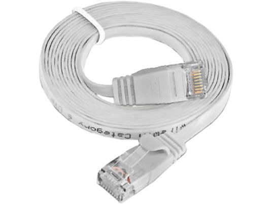 WIREWIN PKW-SLIM-KAT6 2.0 WS - Patchkabel, 2 m, Weiss