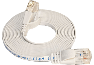 WIREWIN PKW-SLIM-KAT6 3.0 WS - UTP-Kabel, 3 m, Weiss