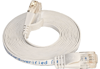 WIREWIN PKW-SLIM-KAT6 5.0 WS - UTP-Kabel, 5 m, Weiss