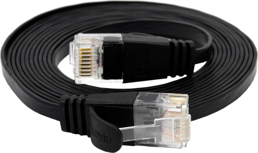 WIREWIN PKW-SLIM-KAT6 2.0 SW - cavo patch, 2 m, Nero
