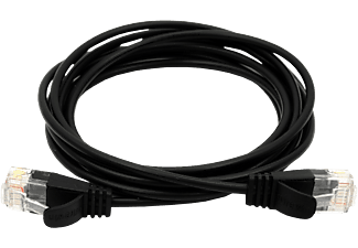 WIREWIN PKW-LIGHT-K6 2.0 SW - Patchkabel, 2 m, Schwarz