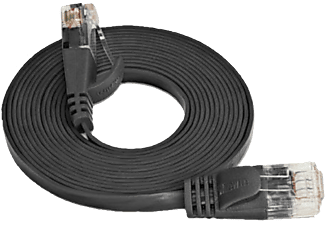 WIREWIN PKW-SLIM-KAT6 5.0 SW - câble UTP, 5 m, Noir