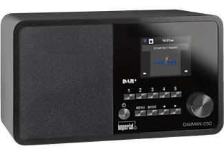 IMPERIAL Dabman i150 - Digitalradio (DAB+, FM, Internet radio, Schwarz)