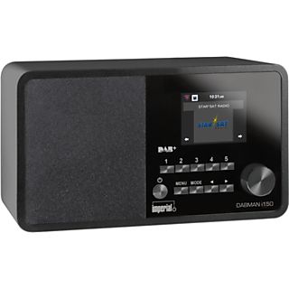 IMPERIAL Dabman i150 - Digitalradio (DAB+, FM, Internet radio, Schwarz)