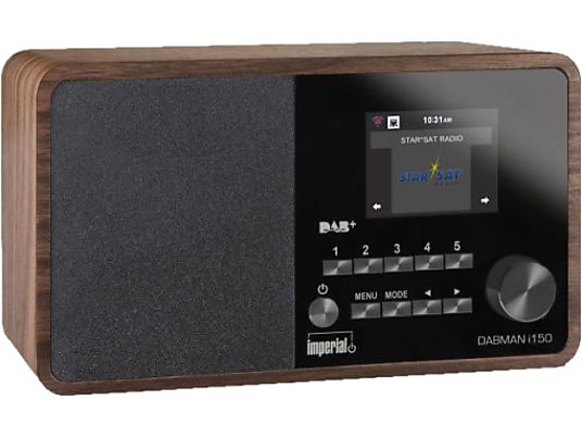 IMPERIAL Dabman i150 - Digitalradio (DAB+, FM, Internet radio, Braun)